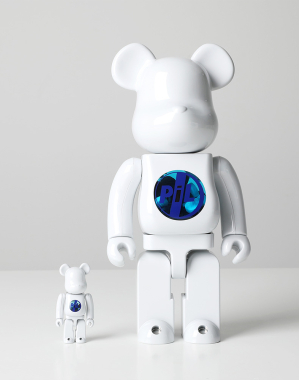 400%+100% BEARBRICK PIL CHROME VER.