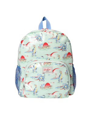 키즈 클래식 라지 메쉬 포켓 백팩 - 다이너소어 그린