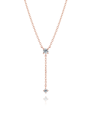 Petit Dia. 쁘띠 다이아몬드 드롭릿 목걸이