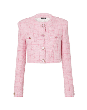 트위드 크롭 자켓