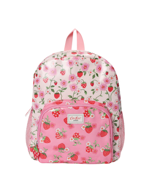 키즈 클래식 라지 메쉬 포켓 백팩 - 스트로베리 스몰 핑크