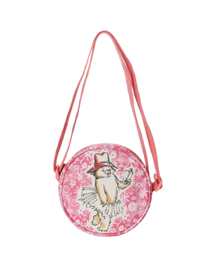 키즈 라운드 크로스바디 백 - 베어 콜드 패딩턴 핑크