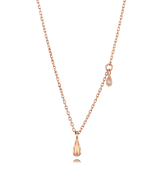 Petit Dia. 쁘띠 다이아몬드 드롭 목걸이
