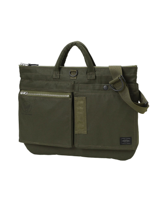 FLYING ACE 2WAY SHORT HELMET BAG-SAGE GREEN