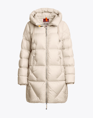 여성 롱 후드 다운 재킷 자넷-MOONBEAM (25WMPWPUHY33PJ0775)