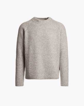 남성 크루넥 스웨터 바로우-CHATEAU GREY (25WMPMKNWK04PJ0110)