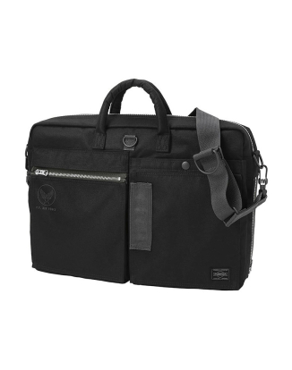 FLYING ACE 2WAY BRIEFCASE-BLACK