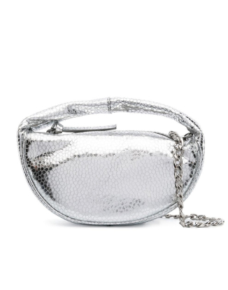 베이비 쿠시 실버 플래그스톤 레더