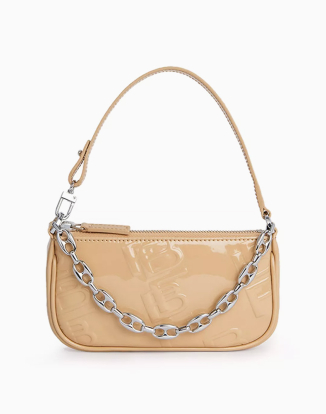 미니 레이철 크래프트 엠보스드 페이턴트 레더