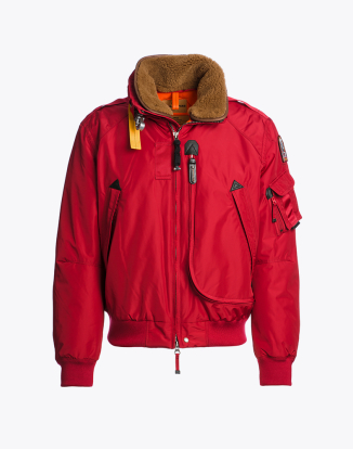 남성 다운 충전 보머 자켓 파이어 시어링-RED (25WMPMJKMA26PJ0527)