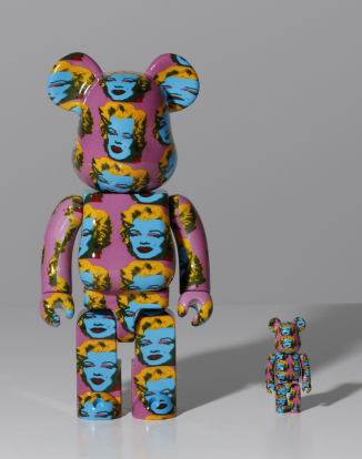 400%+100% BEARBRICK ANDY WARHOL`S MARILYN MONROE #2