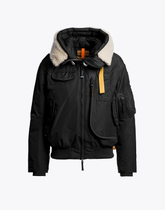 여성 후드 보머 자켓 고비 시어링-BLACK (25WMPWJKMA41PJ0541)