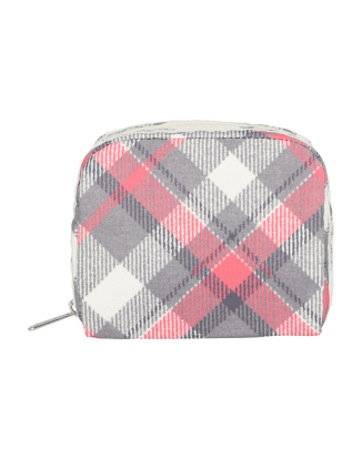 클래식 스퀘어 코스메틱 심리스 타탄