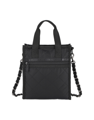 클래식 체인 미니 토트 오닉스 퀼트