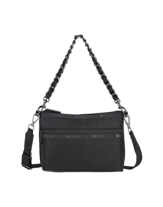 클래식 체인 코스메틱 클러치 오닉스 퀼트