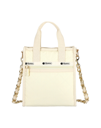 클래식 체인 미니 토트 샌드바 퀼트