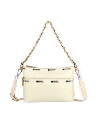 클래식 체인 코스메틱 클러치 샌드바 퀼트