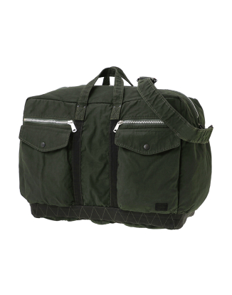 CRAG 2WAY BOSTON BAG(L)_SAGE GREEN