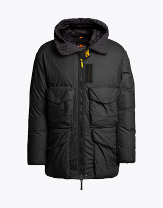 남성 후드 패딩 재킷 알베스톤-BLACK/PHANTOM (25WMPMJKNA02PJB053)