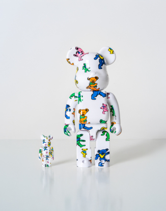 400%+100% BEARBRICK GRATEFUL DEAD (DANCING BEAR)