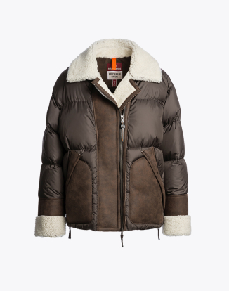 여성 숏 푸퍼 재킷 차이나-EARTH BROWN (25WMPWJKHN31PJ0109)