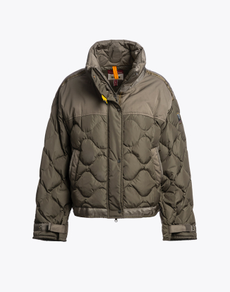 여성 숏 다운 재킷 수미다-OLIVE GREY (25WMPWPUUD31PJ0103)