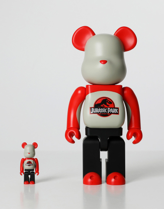 400%+100% BEARBRICK JURASSIC PARK