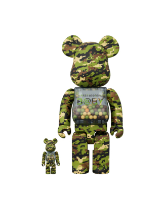 400%+100% MY FIRST BEARBRICK BABY DIGITAL CAMO Ver.