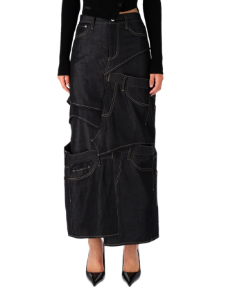 디컨스트럭티드 데님 스커트 2