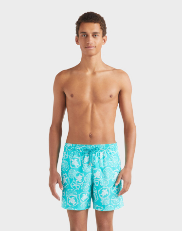 맨즈 트렁크 스윔웨어 마린 라이프 플락 패턴 (VQ-25SSMOOCB115431)