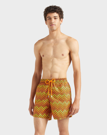 맨즈 트렁크 스윔웨어 터틀 헤링본 패턴 (VQ-25SSMOOCB106140)