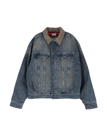 GUSA 데님 트러커 자켓