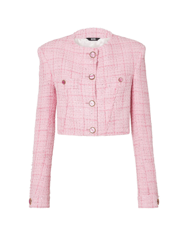 트위드 크롭 자켓