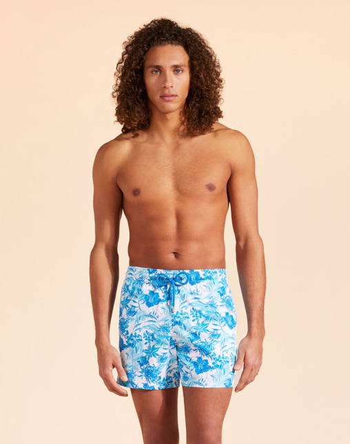 맨즈 트렁크 스윔웨어 타히티 플라워 패턴 (VQ-24SSMSOAF103010)
