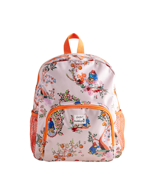 키즈 라지  백팩 - 에크루 패딩턴 오렌지