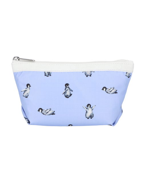 쁘띠 펭귄 화이트 스몰 슬로언 코스메틱 파우치