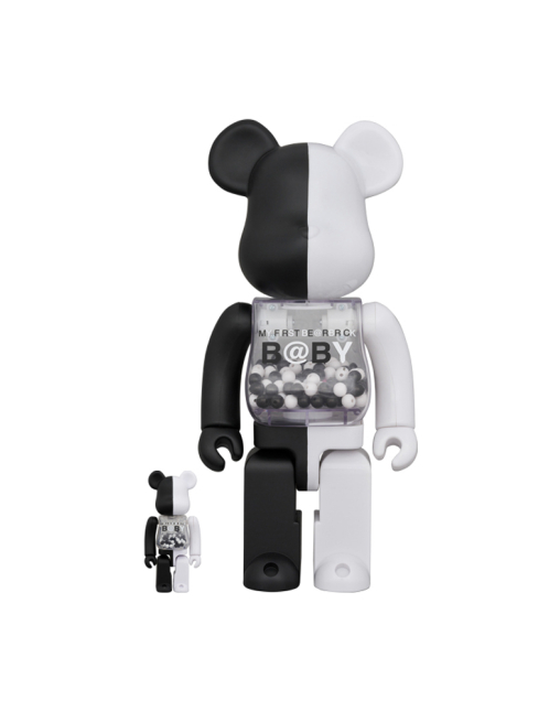 400%+100% MY FIRST BEARBRICK BABY BLACK & WHITE Ver.