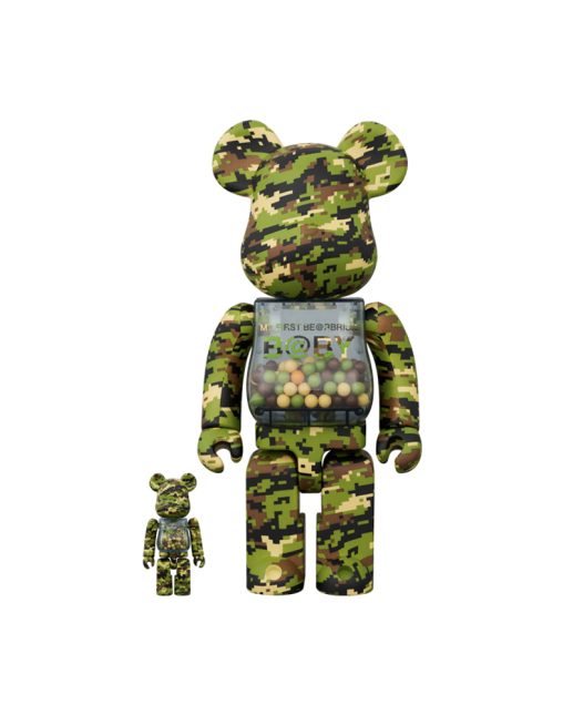 400%+100% MY FIRST BEARBRICK BABY DIGITAL CAMO Ver.
