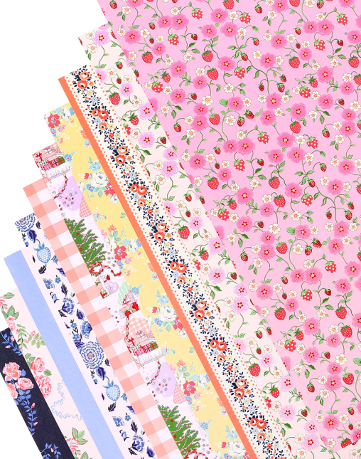 양면 포장지 - 버라이어티 세트 B 10매