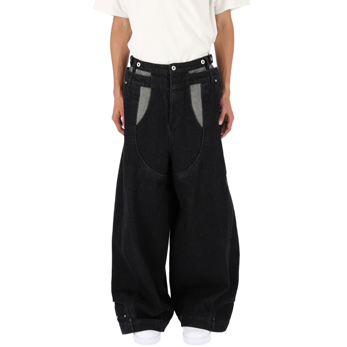 디컨스트럭티드 챕스 진즈 트라우저