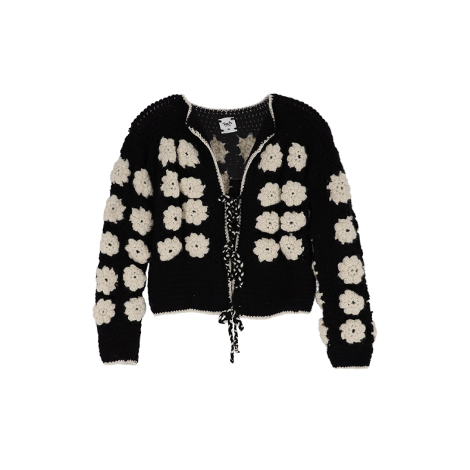 다나 크로쳇 가디건