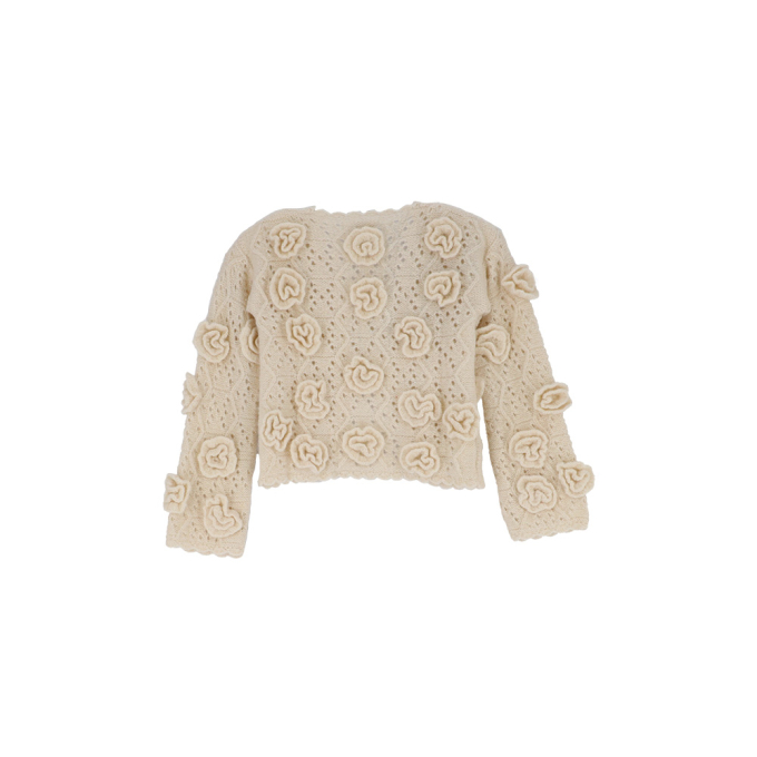 사마라 알파카 블렌드 크로셰 탑