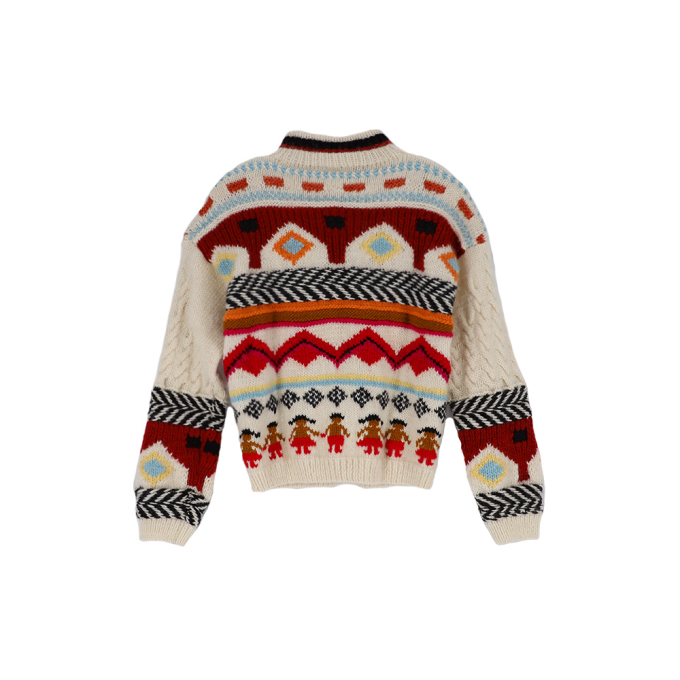 나니아 멀티컬러 니트 스웨터