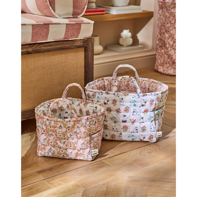 퀼티드 스토리지 백 2개 세트 - 무민 번치