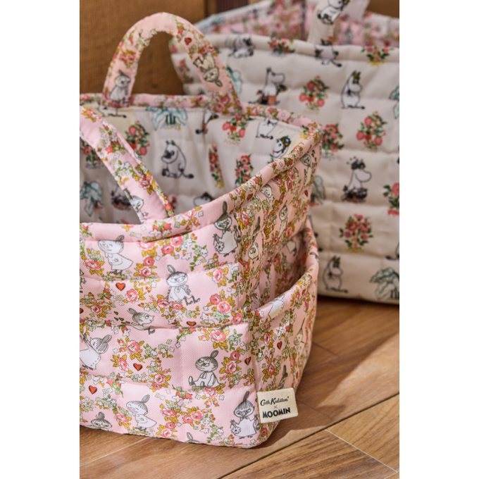 퀼티드 스토리지 백 2개 세트 - 무민 번치