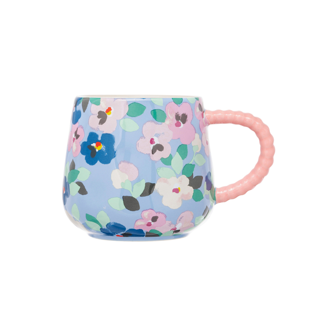 빌리 머그 페인티드 펜지스 블루